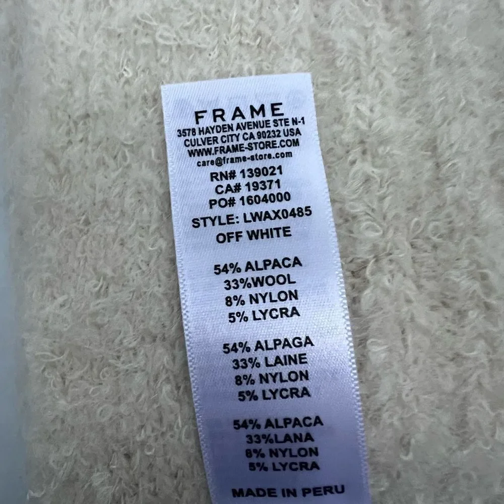 FRAME -denim Fuzzy Socks Off White